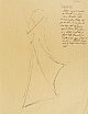 Danseuse, penna stilografica 1995 - Lavori Accademici 