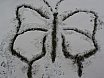 Farfalla Immateriale 010318, neve, erba lunghezza e larghezza 650 cm 2018 - Farfalle
