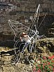 Farfalla IV, profilati a sezione tonda di ferro, smalto lunghezza 270 cm &ndash; larghezza 200 cm &ndash; altezza 190 cm, Castello di Montecerboli, Pomarance (Pisa)
2018 - Farfalle