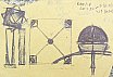 Studio per il Luogo per Il Parco dei Renai, Signa - Altrove 00 (antefatto) Opus/Transizione Materica (bozzetto per il 2&deg; concorso di scultura Maria Grazia Vaccari) galestro grigio e rosso-terra bianca refrattaria-rame-lamine d&rsquo;ottone, ossido anticante, filo d&rsquo;ottone, smalto acrilico, lamina di piombo lato 50 cm, altezza 54 cm, 2014, Collezione dell&rsquo;Accademia delle Arti del Disegno, Firenze 2017 - Simposi in marmo e pietra, Eventi con sculture e Installazioni permanenti